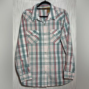 Wrangler Women's Multicolor Plaid Button-Down Shirt